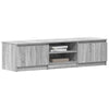 Harmaa tv-taso Constanze 140x40x35,5cm (puinen)