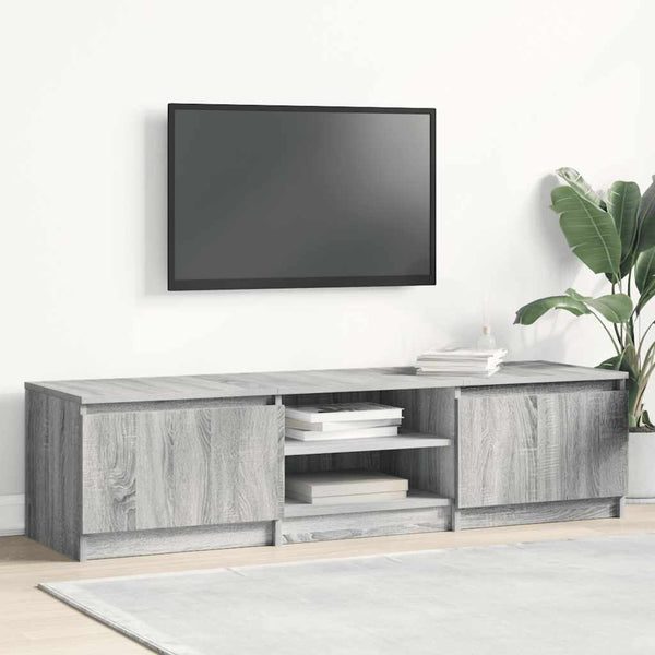 Harmaa tv-taso Constanze 140x40x35,5cm (puinen)