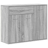 Graues Sideboard Botskor 88x30x70cm (Holz)
