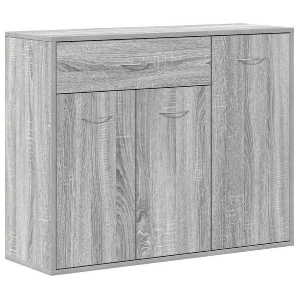 Graues Sideboard Botskor 88x30x70cm (Holz)