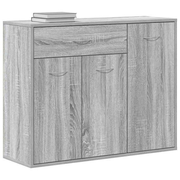Graues Sideboard Botskor 88x30x70cm (Holz)