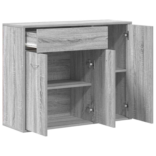 Graues Sideboard Botskor 88x30x70cm (Holz)