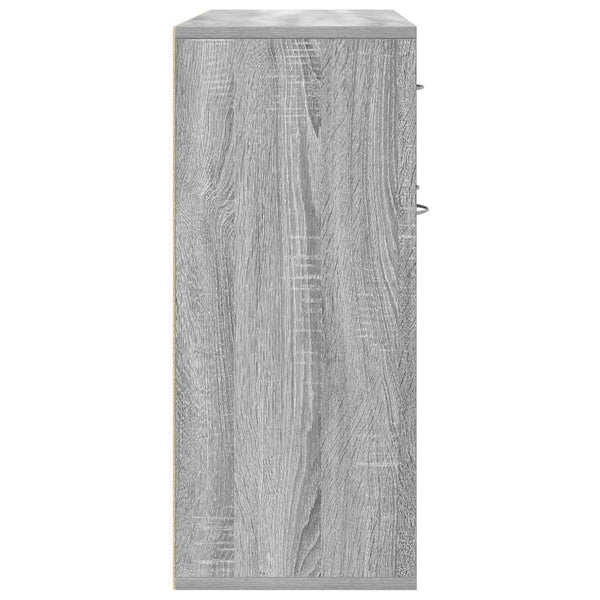 Graues Sideboard Botskor 88x30x70cm (Holz)