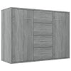 Graues Sideboard Aracsia 88x30x65cm (Holz)