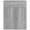 Graues Sideboard Evienta 60x30x75cm (Holz)