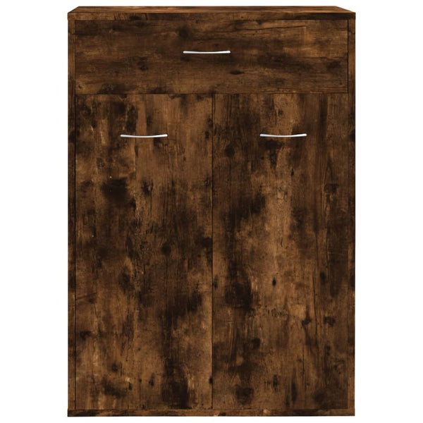 Schuhschrank Räuchereiche Verovia 60x35x84cm (Holz)