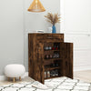 Schuhschrank Räuchereiche Verovia 60x35x84cm (Holz)
