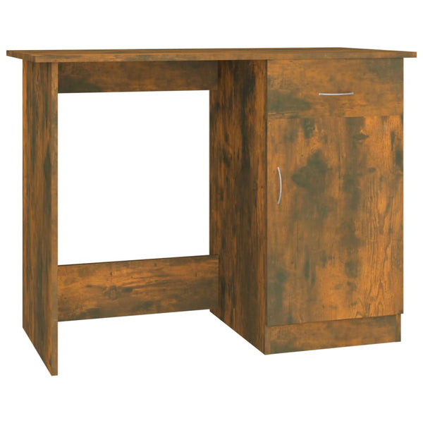 Räuchereiche Schreibtisch Abbdulah 100x50x76cm (Holz)
