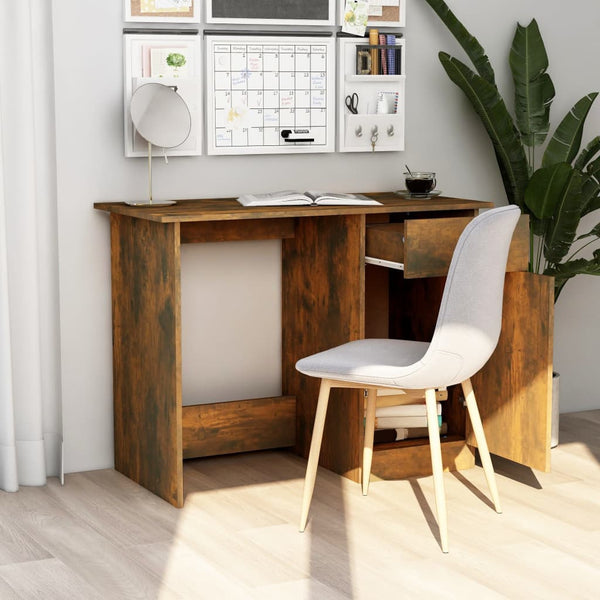 Räuchereiche Schreibtisch Abbdulah 100x50x76cm (Holz)