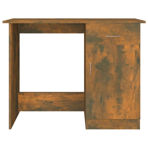 Räuchereiche Schreibtisch Abbdulah 100x50x76cm (Holz)