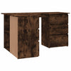 Eckschreibtisch Wyman aus Räuchereiche 145x100x76cm (Holz)