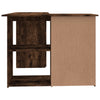 Eckschreibtisch Wyman aus Räuchereiche 145x100x76cm (Holz)