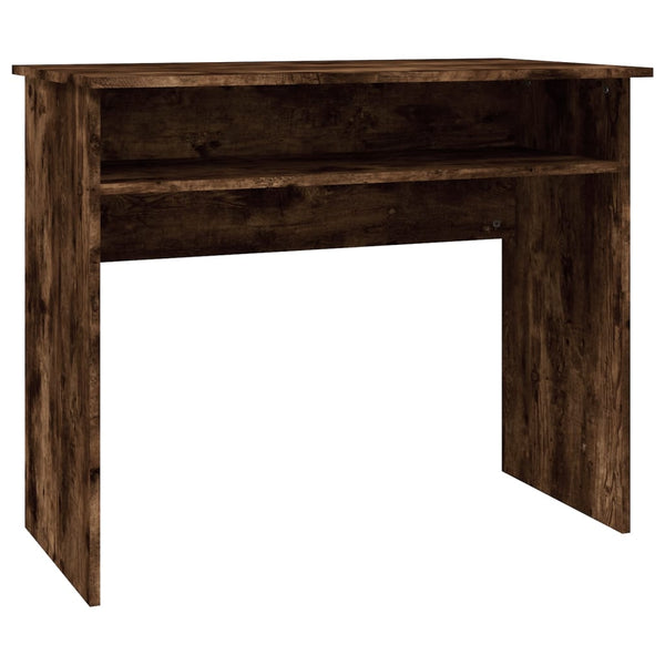 Räuchereiche Schreibtisch Agafia 90x50x74cm (Holz)