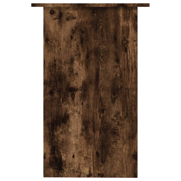 Räuchereiche Schreibtisch Agafia 90x50x74cm (Holz)