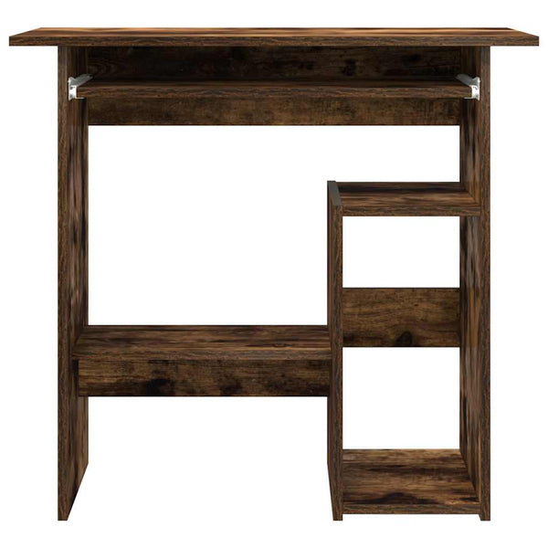 Schreibtisch aus Räuchereiche Seiden 80x45x74cm (Holz)