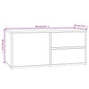 TV-Lowboard Savutammi Gloria 80x34x36cm (Holz)