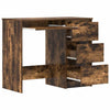 Schreibtisch Lupui, Räuchereiche, 90x45x76cm (Holz)