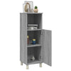 Grauer Badezimmerschrank Alecolina 30x30x95cm (Holz)
