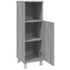 Grauer Badezimmerschrank Alecolina 30x30x95cm (Holz)