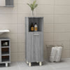 Grauer Badezimmerschrank Alecolina 30x30x95cm (Holz)