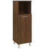 Braune Eiche Badezimmerschrank Alecolina 30x30x95cm (Holz)