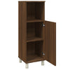 Braune Eiche Badezimmerschrank Alecolina 30x30x95cm (Holz)