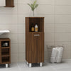 Braune Eiche Badezimmerschrank Alecolina 30x30x95cm (Holz)