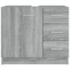 Grauer Waschbeckenunterschrank Arethya 63x30x54cm (Holz)