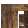 Räuchereiche TV-Schrank mit LED-Beleuchtung Lupeanu 120x35x40cm