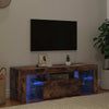Räuchereiche TV-Schrank mit LED-Beleuchtung Lupeanu 120x35x40cm