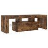 Räuchereiche TV-Schrank mit LED-Beleuchtung Lupeanu 120x35x40cm