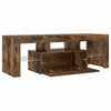 Räuchereiche TV-Schrank mit LED-Beleuchtung Lupeanu 120x35x40cm