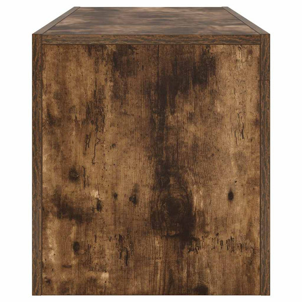 Räuchereiche TV-Schrank mit LED-Beleuchtung Lupeanu 120x35x40cm