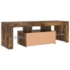 Räuchereiche TV-Schrank mit LED-Beleuchtung Lupeanu 120x35x40cm