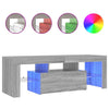 Graues TV-Möbel mit LED-Beleuchtung Lupeanu 120x35x40cm (Sonoma)