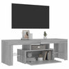 Graues TV-Möbel mit LED-Beleuchtung Lupeanu 120x35x40cm (Sonoma)