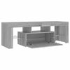 Graues TV-Möbel mit LED-Beleuchtung Lupeanu 120x35x40cm (Sonoma)