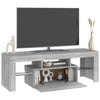 Graues TV-Möbel mit LED-Beleuchtung Lupeanu 120x35x40cm (Sonoma)
