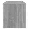 Graues TV-Möbel mit LED-Beleuchtung Lupeanu 120x35x40cm (Sonoma)