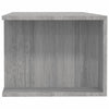 Graues TV-Möbel mit LED-Beleuchtung Christelle 135x39x30cm (Sonoma)