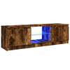 Savanna Eiche TV-Schrank mit LED-Beleuchtung Dondos 120x30x35,5cm
