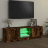 Savanna Eiche TV-Schrank mit LED-Beleuchtung Dondos 120x30x35,5cm