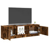 Savanna Eiche TV-Schrank mit LED-Beleuchtung Dondos 120x30x35,5cm