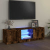 Savanna Eiche TV-Schrank mit LED-Beleuchtung Dondos 120x30x35,5cm