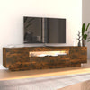 TV-Board Rauchereiche mit LED-Beleuchtung Filantropia 160x35x40cm