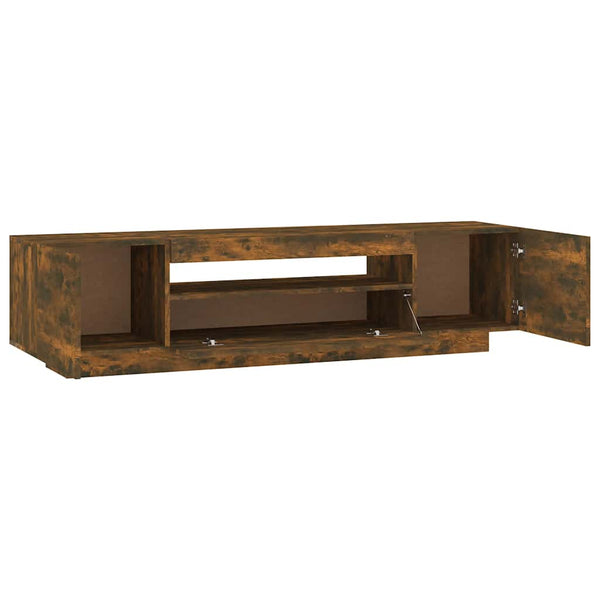 TV-Board Rauchereiche mit LED-Beleuchtung Filantropia 160x35x40cm