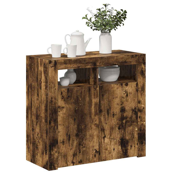 Savutammi senkki led-valoilla Panaghia 80x35x75cm