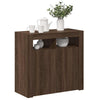 Anrichte Panaghia aus brauner Eiche mit LED-Beleuchtung 80x35x75cm