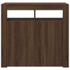Anrichte Panaghia aus brauner Eiche mit LED-Beleuchtung 80x35x75cm