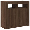 Anrichte Panaghia aus brauner Eiche mit LED-Beleuchtung 80x35x75cm
